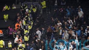 Police arrest five after crowd trouble follows Tottenham’s win over Marseille