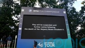BMW PGA Championship postponed on Friday as golf pays its respects to the Queen