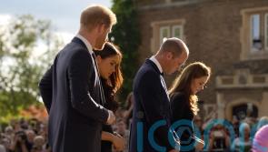 Prince of Wales and Duke of Sussex appear relaxed together during Windsor visit