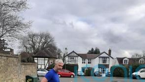 Mr Gorilla swaps outfit for ‘kindness of strangers’ in 263-mile walk for Ukraine