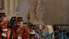 King appears to smile after Commons Speaker mentions Glorious Revolution
