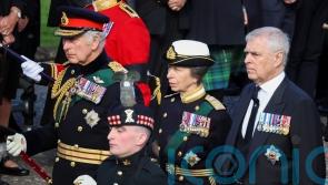 King wears 10 medals with Field Marshal ceremonial uniform at procession