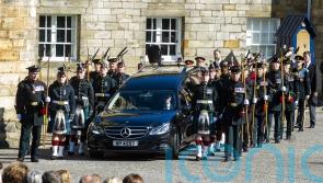 Man arrested after protester seen shouting at Queen’s coffin procession