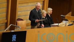 King quotes Robert Burns as he makes first appearance at Scottish Parliament