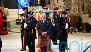 Queen’s children surround her coffin for sombre vigil at St Giles’ Cathedral
