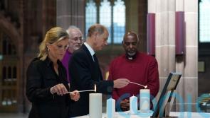 Warm welcome in Manchester for Edward and Sophie