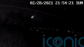 Fireball which lit up night sky was space debris, experts conclude