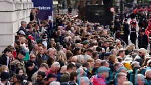 Thousands wait for hours to catch glimpse of Queen’s coffin