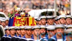 Hundreds gather to watch state funeral as Queen’s service to nation praised