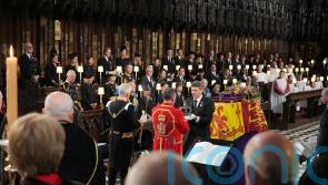 Who are the other royal family members who attended the Queen’s funeral?