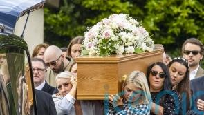 Loved ones weep at funeral for ‘murdered’ young mother-of-one Hollie Thomson
