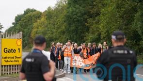Oil terminal protesters walk free from court after injunction breach