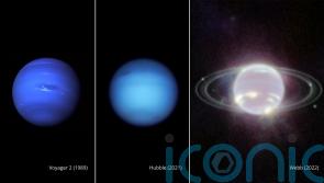 Neptune and rings shine in photos from new space telescope