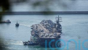 US aircraft carrier arrives in South Korea for joint drills