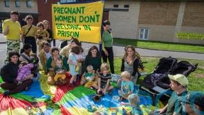 Protesters gather at HMP Bronzefield to call for end to pregnant women in prison