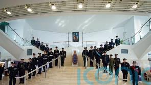 Fallen police officers honoured at a service in Belfast