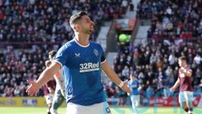 Antonio Colak strikes twice as Rangers ease to win over 10-man Hearts