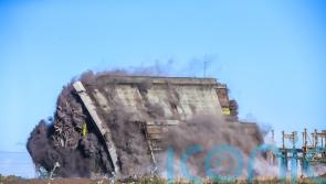 Former Redcar steelworks torn down in one of UK’s biggest explosive demolitions