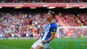 Leandro Trossard nets hat-trick as Brighton claim deserved draw at Liverpool