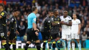 Aston Villa fail to break down 10-man Leeds in ill-tempered stalemate