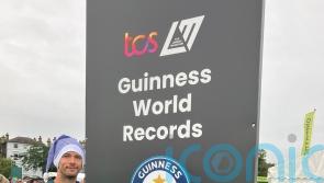Man who ran marathon in pyjamas says record ‘didn’t really surprise’ family