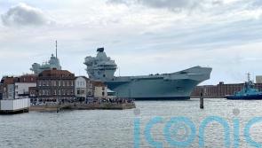 Royal Navy carrier’s departure for major repairs delayed