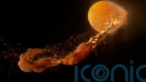Giant impact could have formed the moon more rapidly, new simulations indicate
