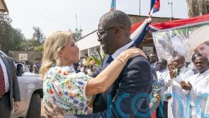Sophie’s hugs for pioneering surgeon who treats Congolese rape survivors