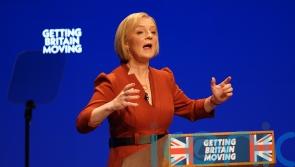 Liz Truss rails against ‘anti-growth coalition’ including speech hecklers