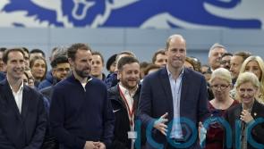 William meets Southgate ahead of World Cup campaign during football centre visit