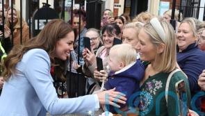William and Kate on day-long visit to Northern Ireland