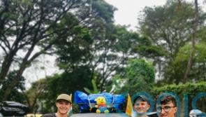 Three best friends drive 1,700 miles through India in a rickshaw after 11,800-mile journey from Scotland to Iran