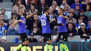 Harry Kane nets first-half header as Tottenham end tough week with Brighton win