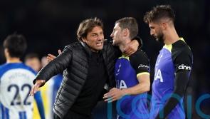 Antonio Conte hails ‘top men’ as Tottenham end tough week with win at Brighton