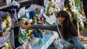 Families hold Buddhist ceremony for children killed in Thailand attack