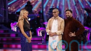 Richie Anderson holds back tears during Strictly exit interview