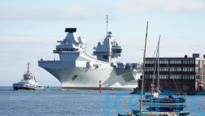 HMS Queen Elizabeth returns to home port after replacing sister ship on US visit