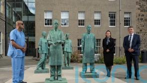 Surgeons recall sacrifices made by NHS staff in pandemic as sculpture unveiled