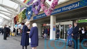Camilla visits hospital in first solo engagement as Queen Consort