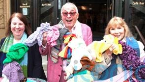Christopher Biggins among stars wrapping Royal Albert Hall in mile-long scarf