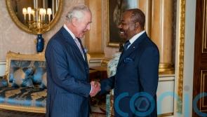 King welcomes President of Gabon amid Commonwealth entry celebrations