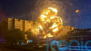 Four dead as fireball engulfs apartment building after Russian jet crashes