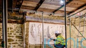 400-year-old plaster friezes at Hardwick Hall protected for future generations