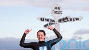 Woman, 23, claims world record for Land’s End to John O’Groats swim