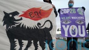 Climate activists march on Cop26 anniversary to mark event’s ‘failure’