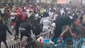 Footage shows woman being hit with gas canister at Notting Hill Carnival