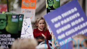 Thousands join March of the Mummies to demand childcare reforms