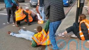 Police urge public not to ‘directly intervene’ to move Just Stop Oil protesters