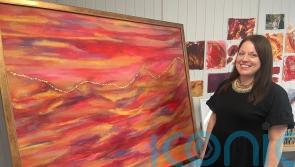 Artist finds &lsquo;healing journey&rsquo; in adding father&rsquo;s ashes to landscape painting