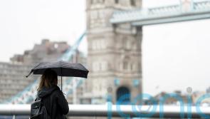 Britons to be lashed with rain over weekend as temperatures fall